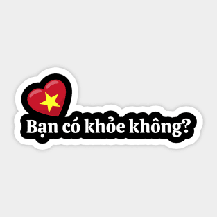 Vietnam Flag Ban co khoe khong Sticker